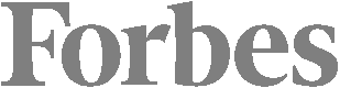 Forbes logo in gray text on a white background