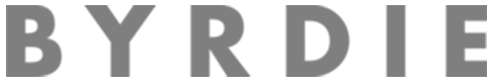 Gray 'BYRDIE' logo on a white background