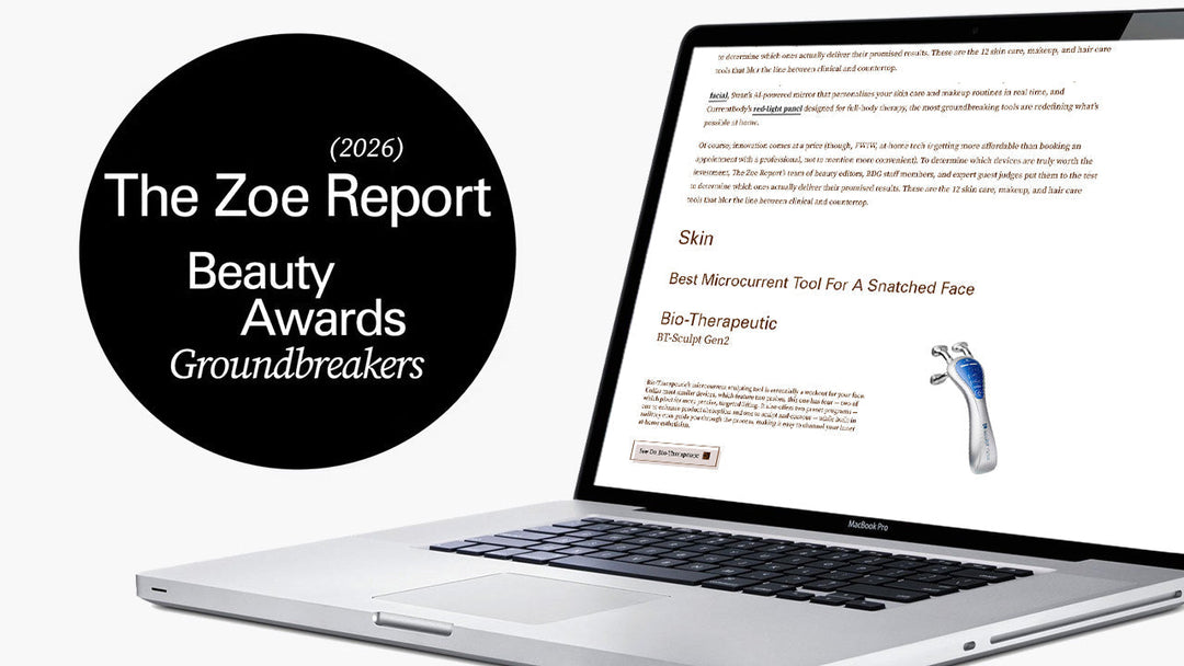 bt-sculpt GEN2 wins The Zoe Report Beauty Groundbreakers 2026 award
