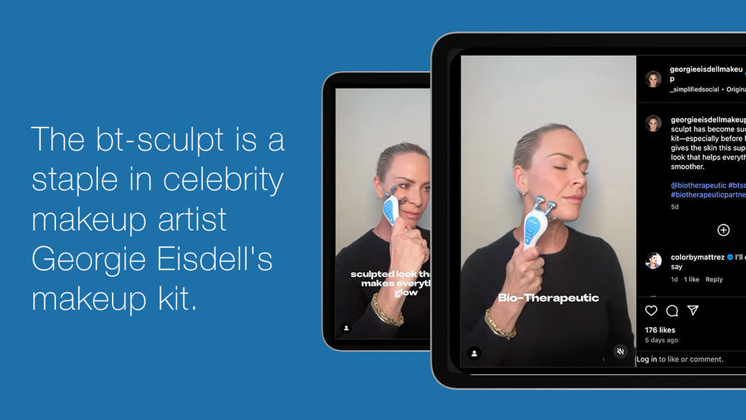 The bt-sculpt is a staple in celebrity makeup artist Georgie Eisdell's makeup kit.